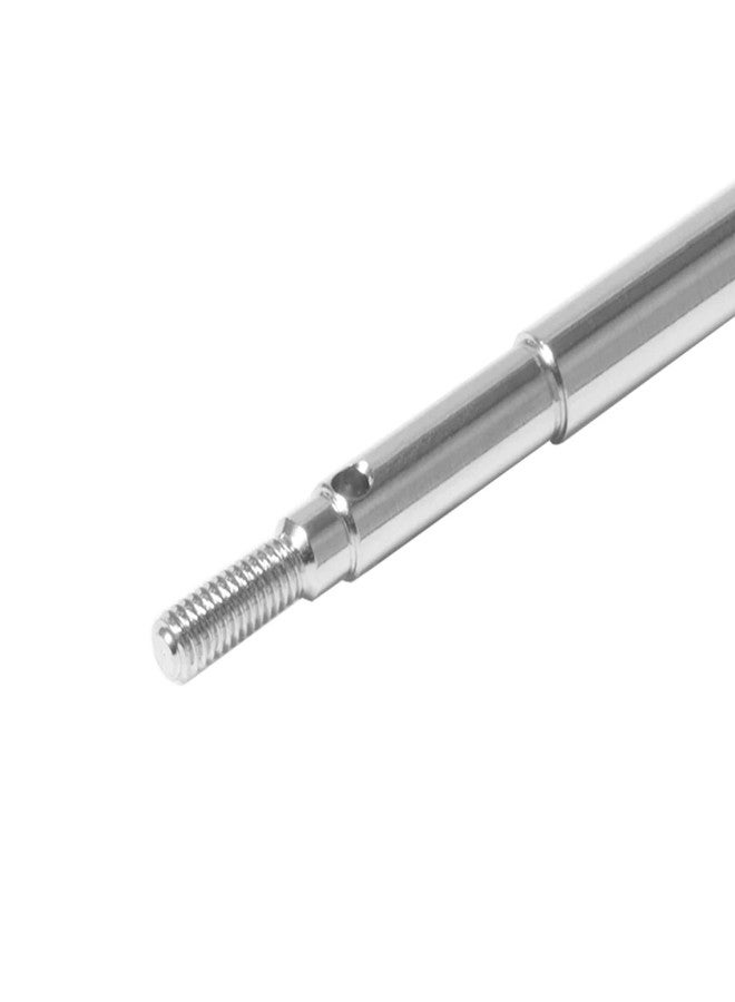 VNUHV Steel Front Rear Axle Shafts 5mm Extended +2mm Thread Longer Driveshaft for 1/18 RC Crawler Car TRX4M Upgrade Parts (Silver) - Image 5